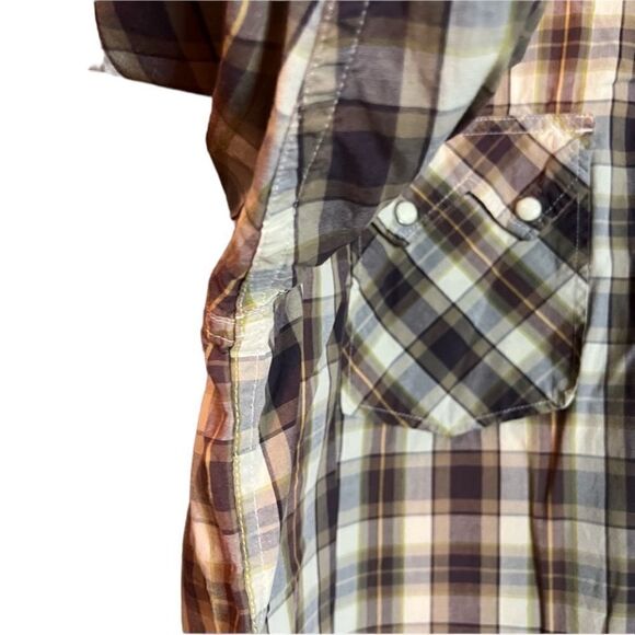 Lucky‎ brand western shirt with snap buttons. Size large. - Picture 2 of 11